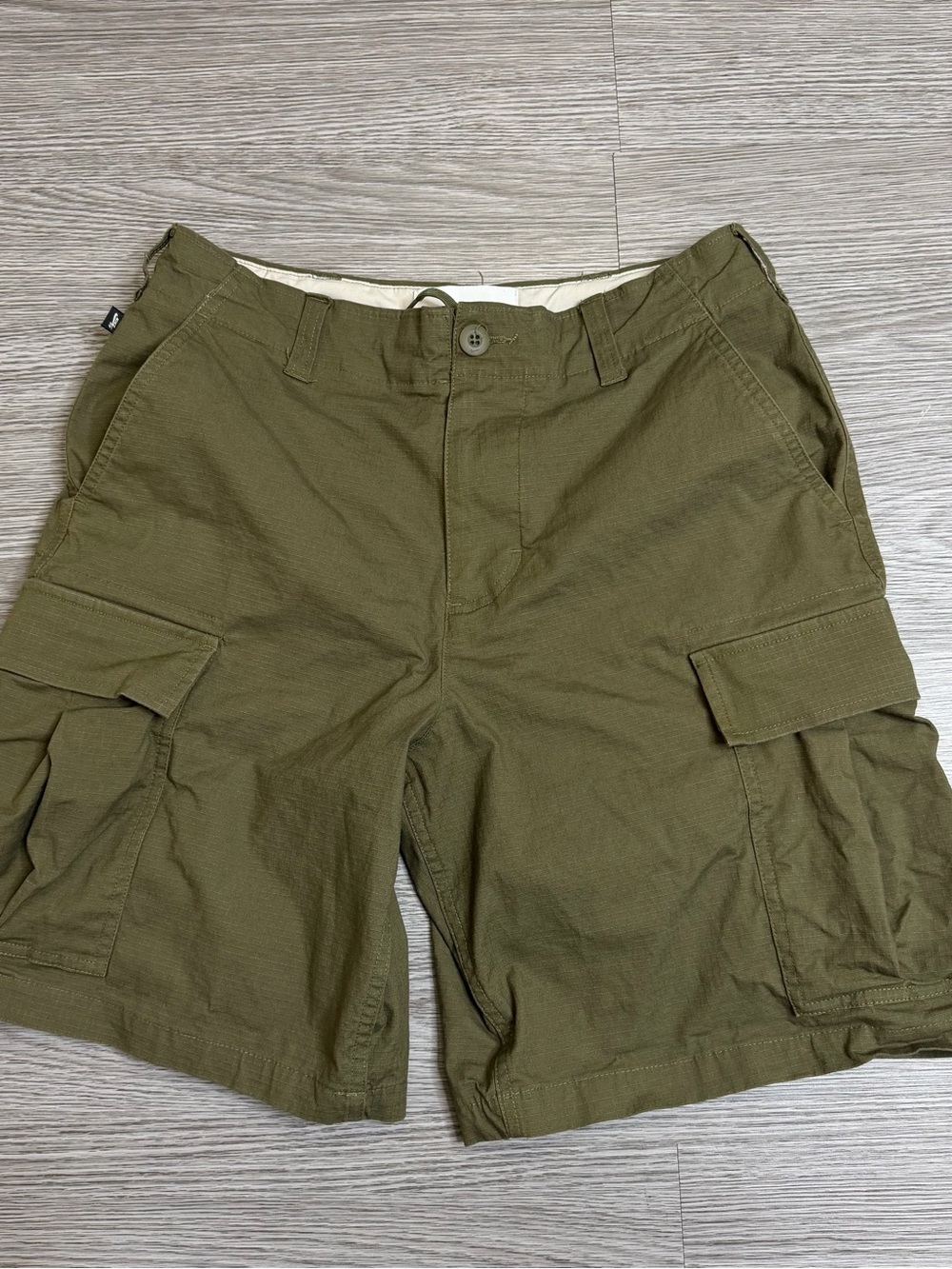 Nike SB Cargo Shorts Mens Sz 30 Green Woven Ripstop Kearny Skateboarding